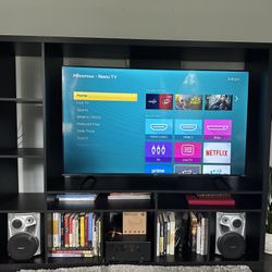60 Inch Tv And Tv Stand Both For $450. 