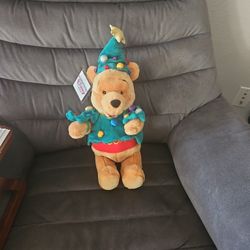 Winnie The Christmas Tree Pooh 14" Vintage