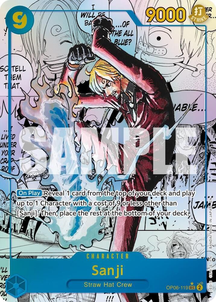 LTB Raw Op06 Manga Sanji