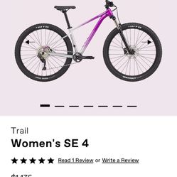 Cannondale Women’s SE 4 Mountain Bike