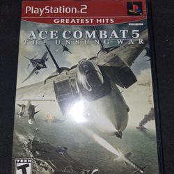 PS2 ACE Combat 5 The Unsung War