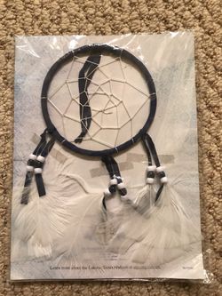 Blue and White Dreamcatcher
