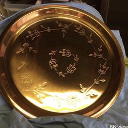 Princess House Copper Tray
