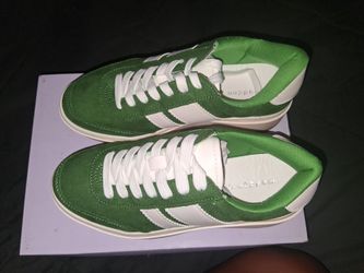 Green and white Madden girl sneakers