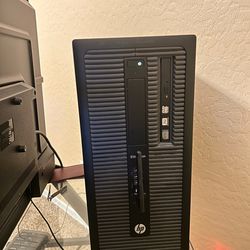 Hp elitedesk 800 G1 PC i7-4770 core 257gb SSD and 16gb DDR3 RAM