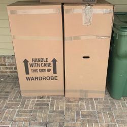 2 Wardrobe Boxes