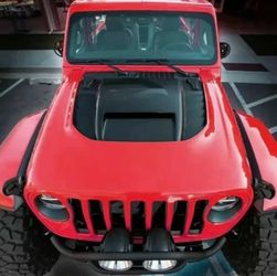 Hoods JEEP JL WRANGLER JT GLADIATOR STYLE HOOD  2018 2019 2020 2021 2022 2023 
18 19 20 21 22 23 Weekend Sale Liquidation Sale 