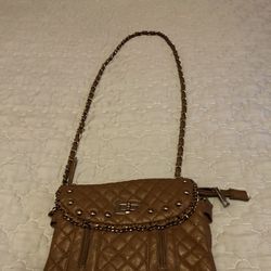 Purse Brown And Curtain Hook Hello Kitty Set New
