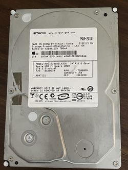 Apple 3.5” SATA HD (Hitachi) 1TB