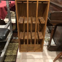 Oak Wood Wine Rack