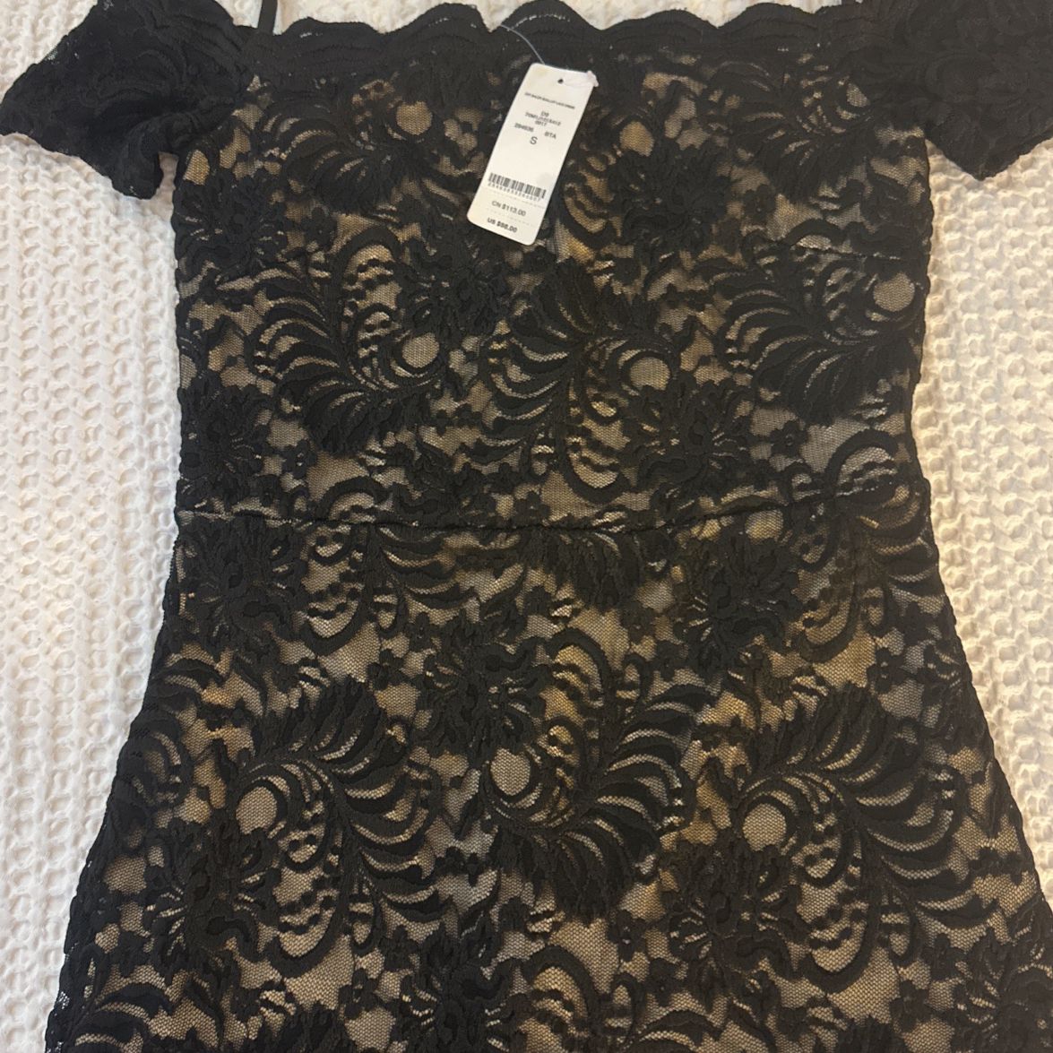 Bebe Lace Party Dress - Small