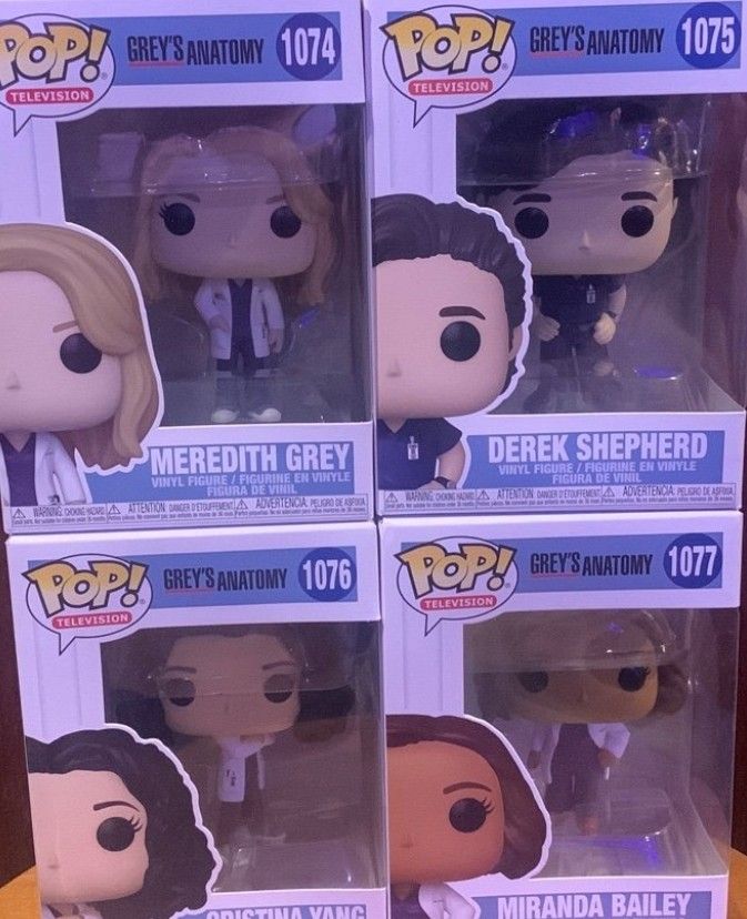 Grey's Anatomy Funko Pop Complete Set