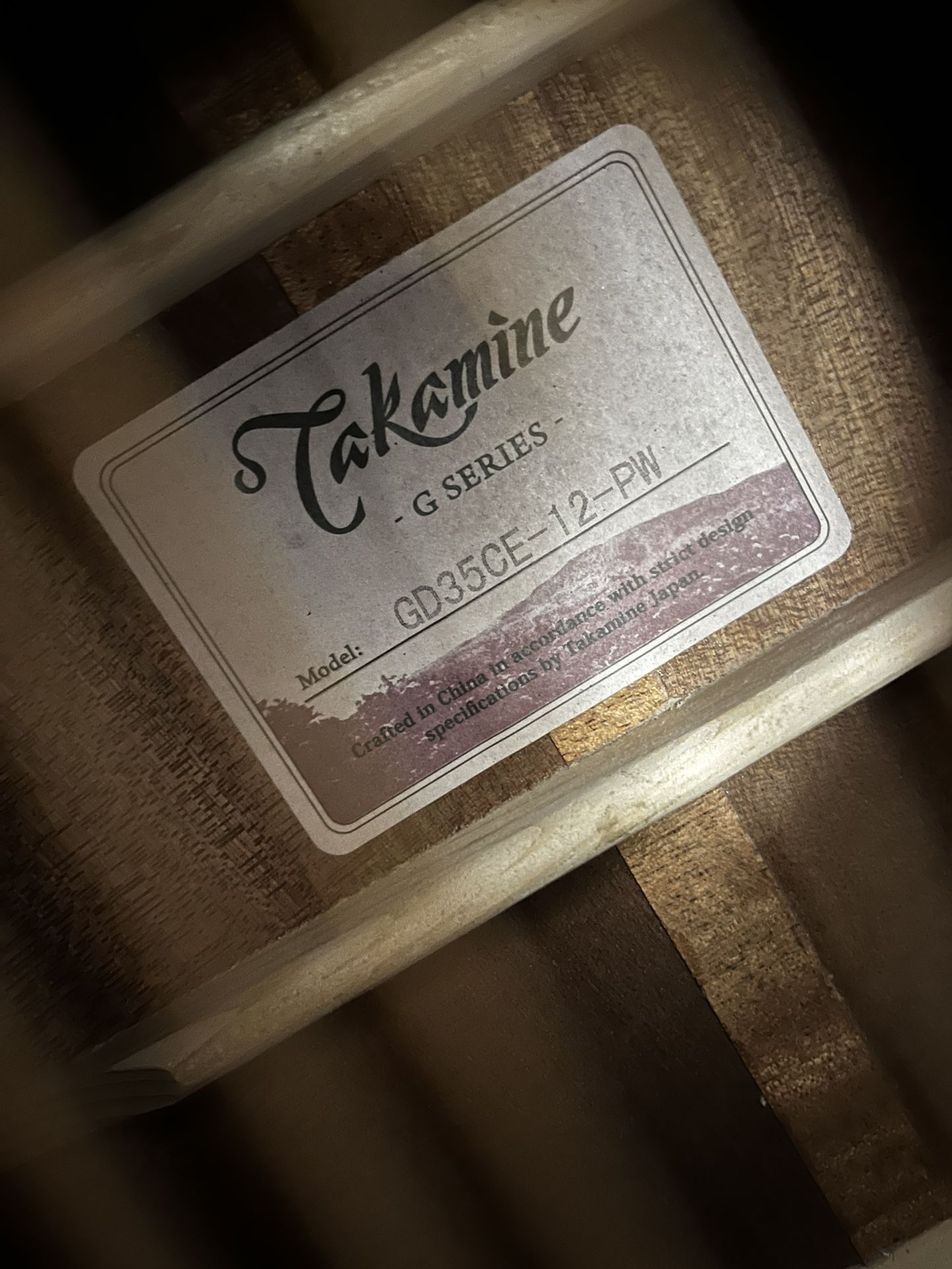 Takamine Gd35ce 12 String