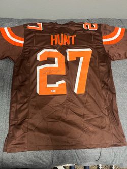 Kareem hunt browns jersey Beckett