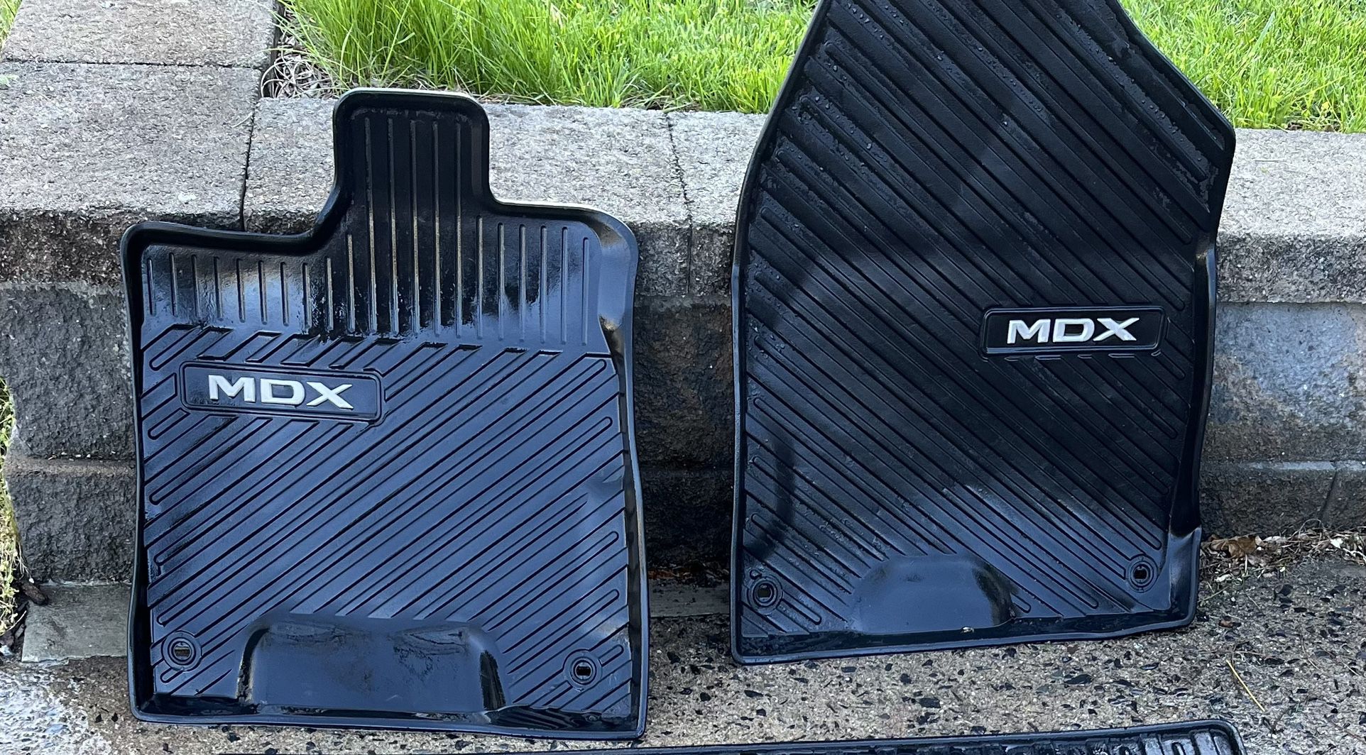 2019 Acura MDX Rubber Front Floor Mats 