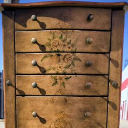 Antique-Style Jewelry & Lingerie Chest