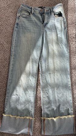 Fashion Nova Light Wash Wide Leg Jeans