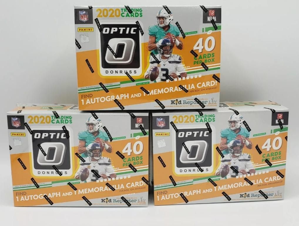 2020 Panini Donruss Optic Football Mega Boxes 