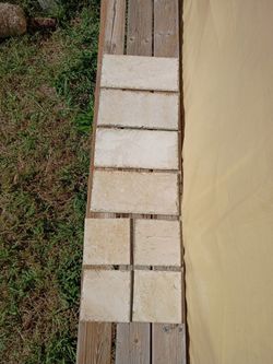 Cascade White Travertine Tile Brushed and Chiseled