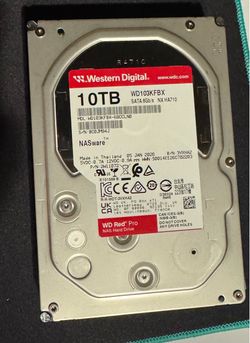 10TB WD Red Pro NAS Internal Hard Drive HDD