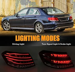 Rear Outer Tail Light Assembly for Mercedes-Benz E-Class 2014-2016 (Passenger Side)