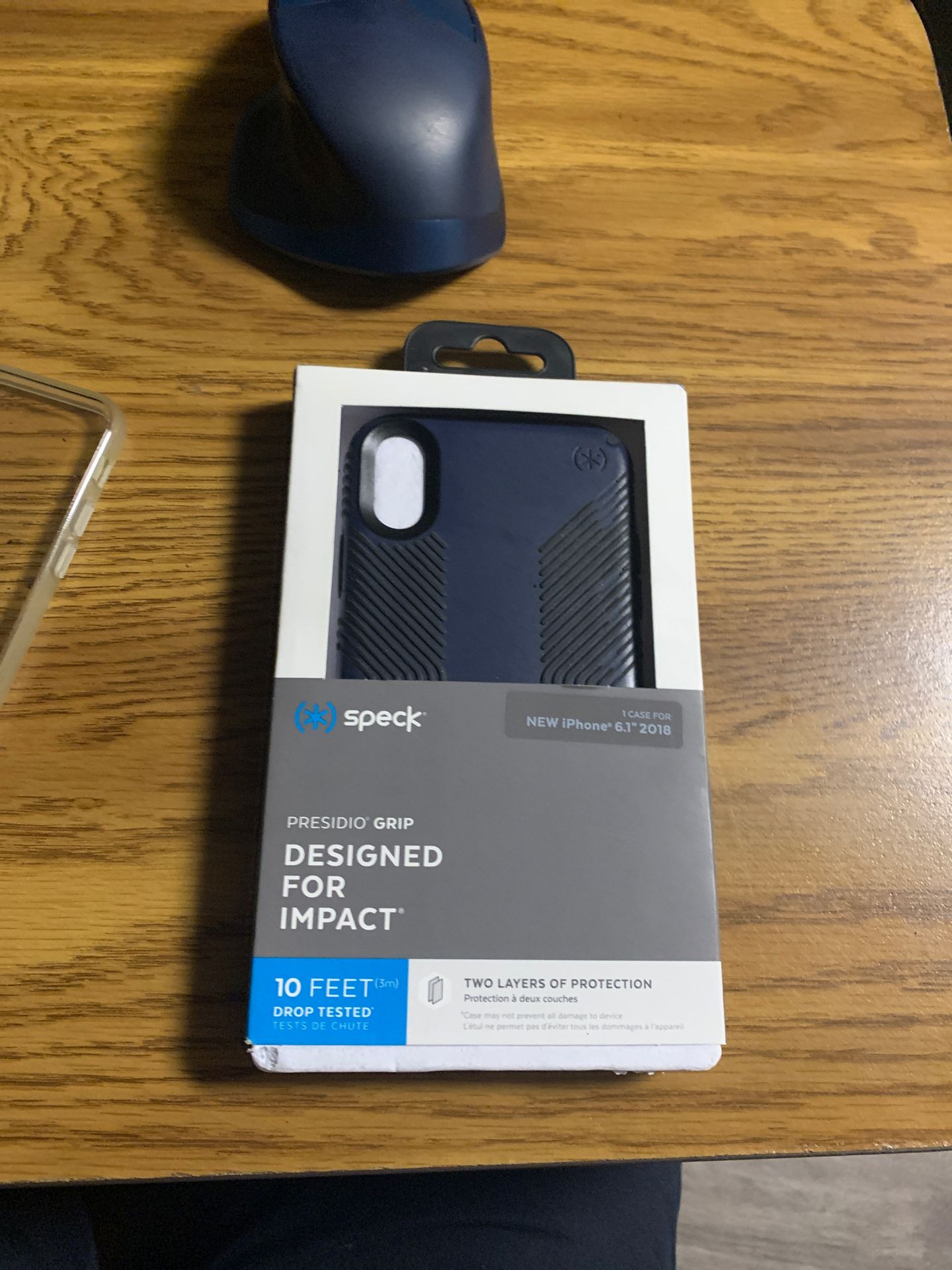 iPhone XR case and screen protector