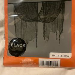 Creepy Cloth Black Color 30x 72 Inches - NEW