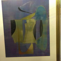 ABSTRACT LITHOGRAPH LARGE