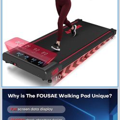 Walking Pad with 10% Incline Treadmills for Home, 4 in 1 6.2MPH Walking Pad Under Desk Treadmill with Full Screen LED Display, 2.75HP Brushless Drive,