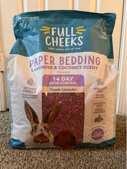 Paper bedding for rabbits