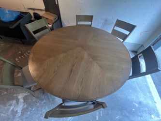 Dining table and chairs