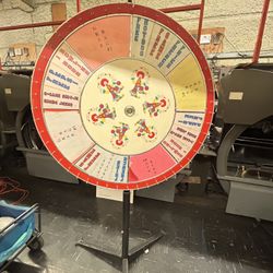 Giant spinning wheel of chance