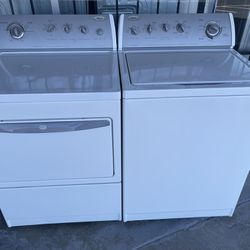 Whirlpool Large Capacity Heavy Duty Washer And Gas or Electric Dryer 