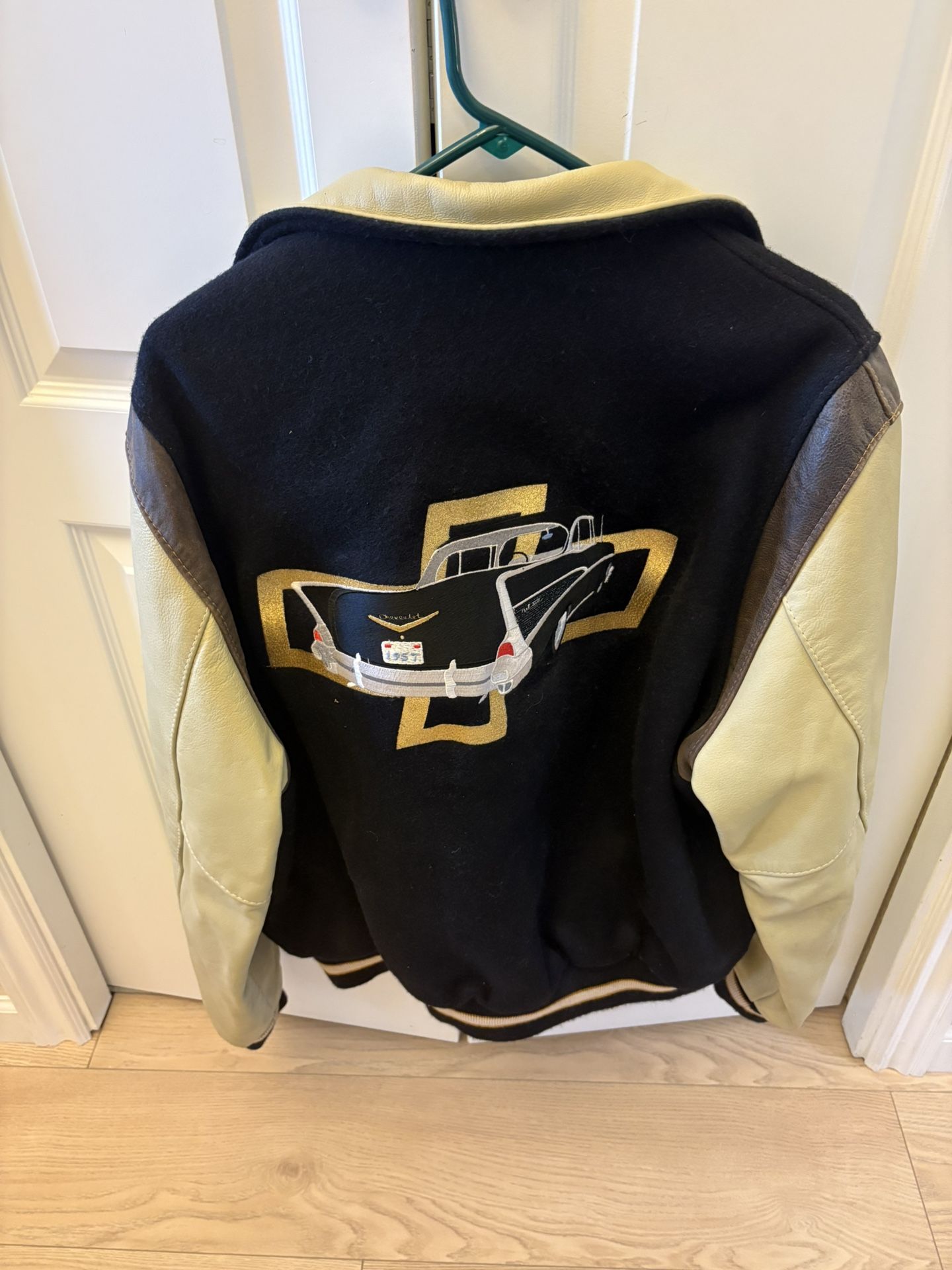 Custom Made Real leather letterman’s Jacket