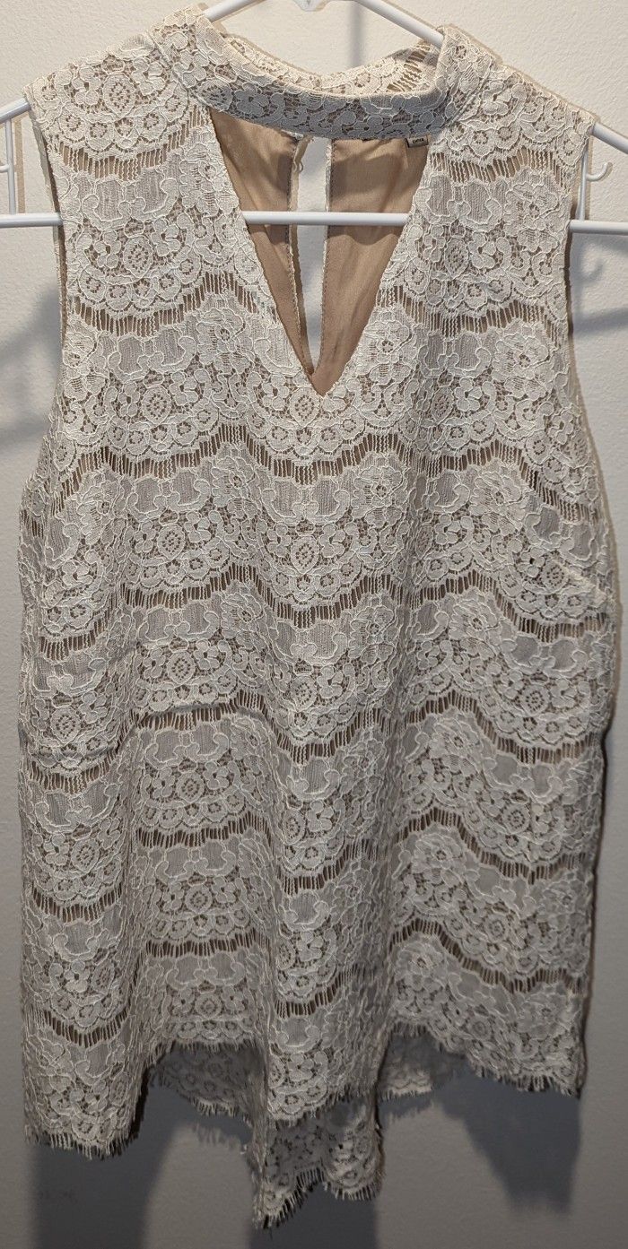 Rose & Olive Sleeveless Top