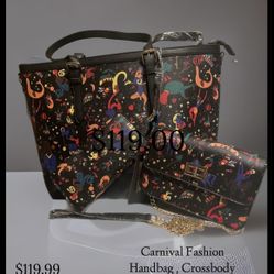 3 For One carnival fashion Handbag