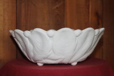 Milk Glass Decorative Bowl