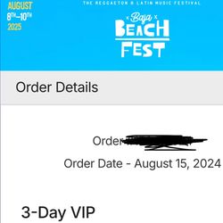 BAJA BEACH FEST 2025 VIP TICKETS