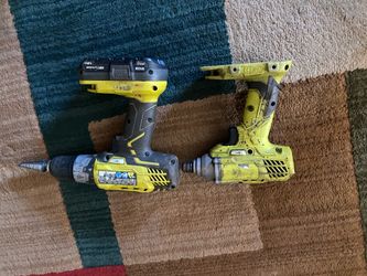 2 taladros y una bateria no cargador
