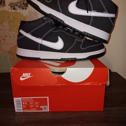 Nike Dunk Mid Off-Noir/Black-White Men's 9.5 