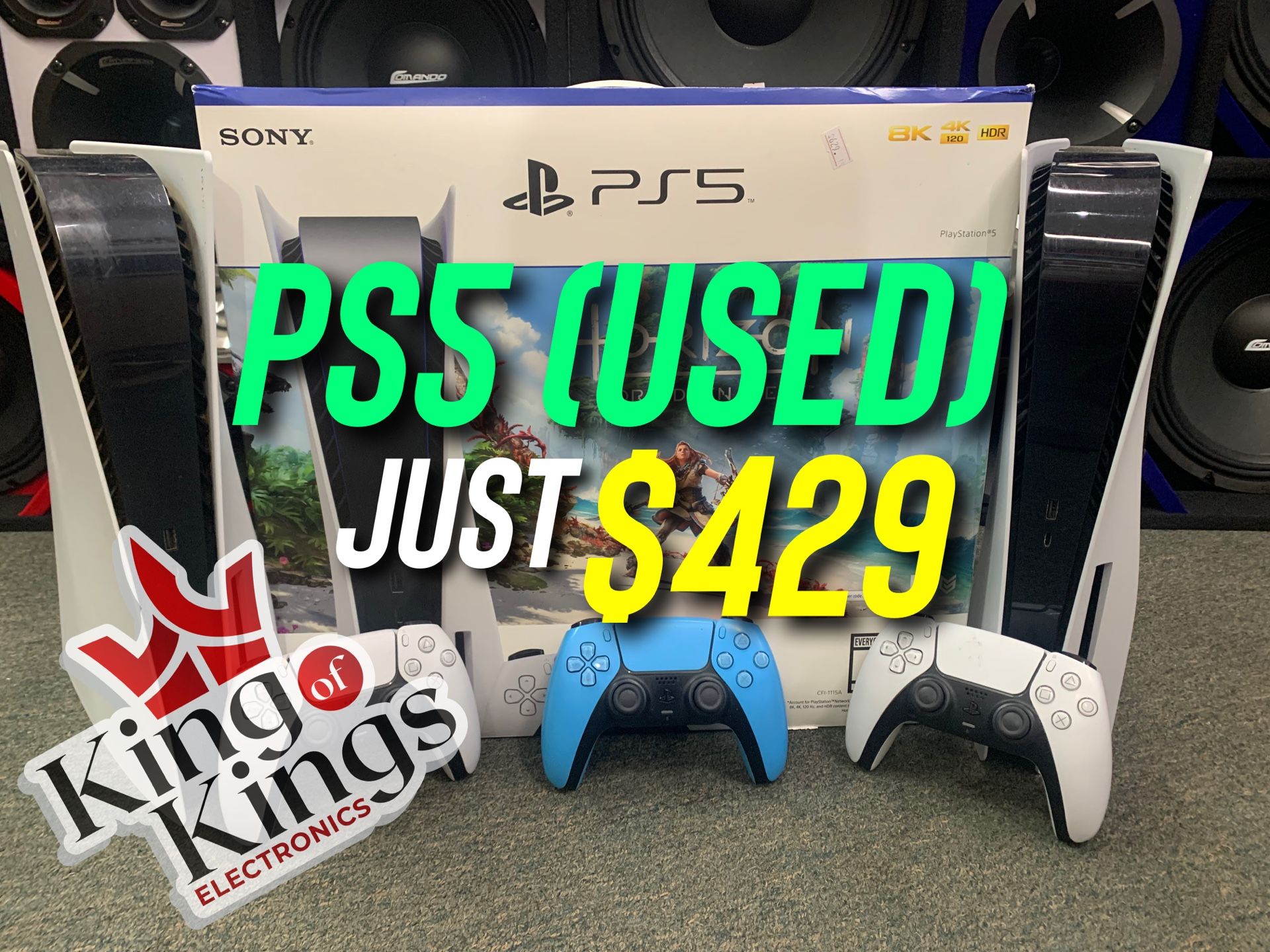 PS5 (USED) JUST FOR $429 TODAY!!!!!!!! HURRY UP!!!!!!!!!!!🔥🤯🤩🤯🔥🔥😎🔥🤩😱😱😱😱