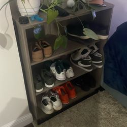 Brown Shoe rack 