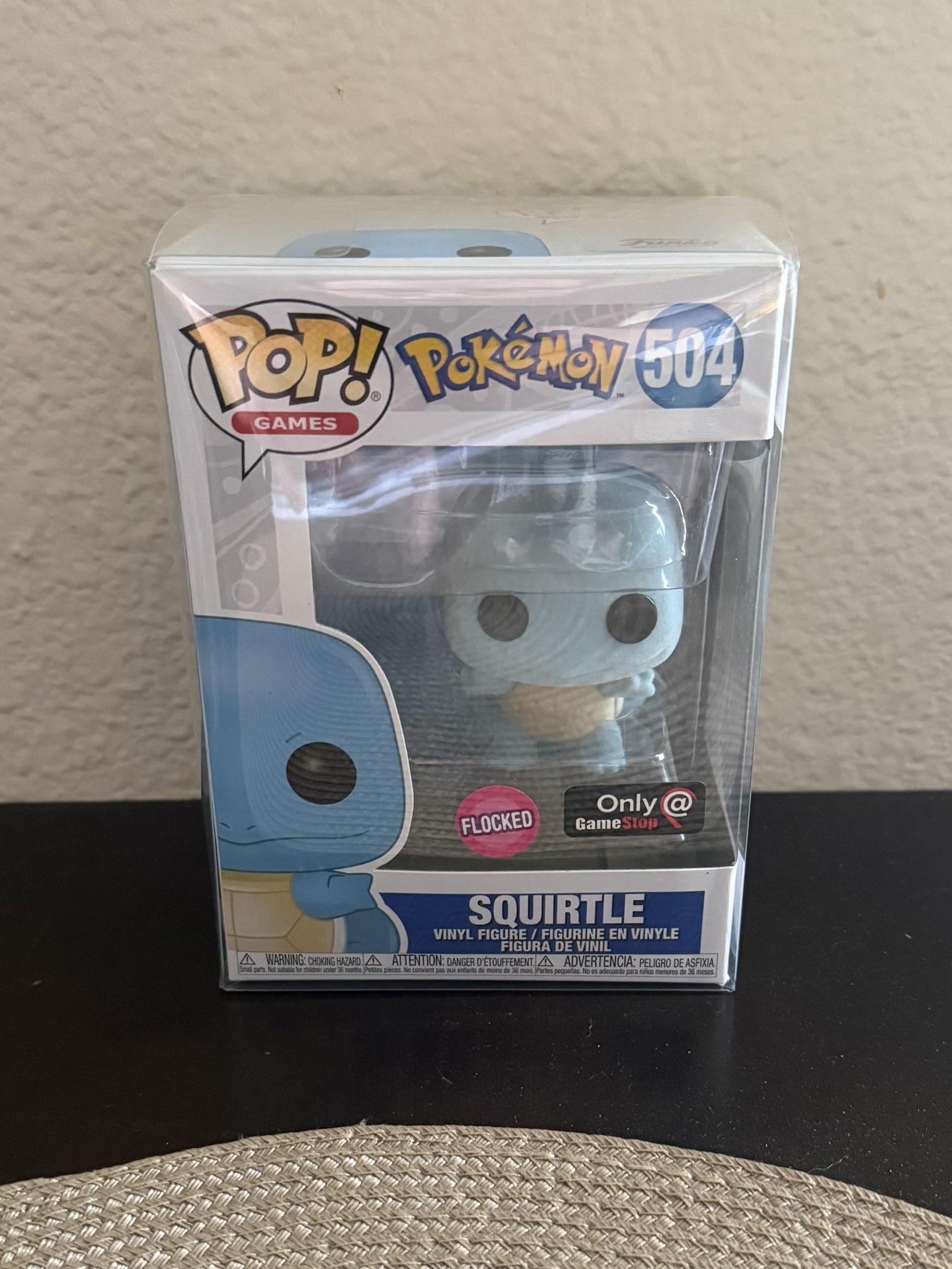 Pokémon Funko Pop - Squirtle (Flocked)