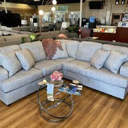 L Shaped Modular Small Sectional Couch Set ⭐$39 Down Payment with Financing ⭐ 90 Days same as cash