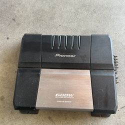 pioneer 600w maximum power gm 6300f