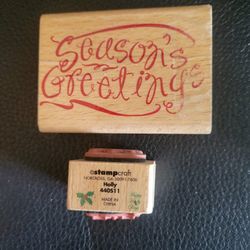 Wood Stamp Christmas 