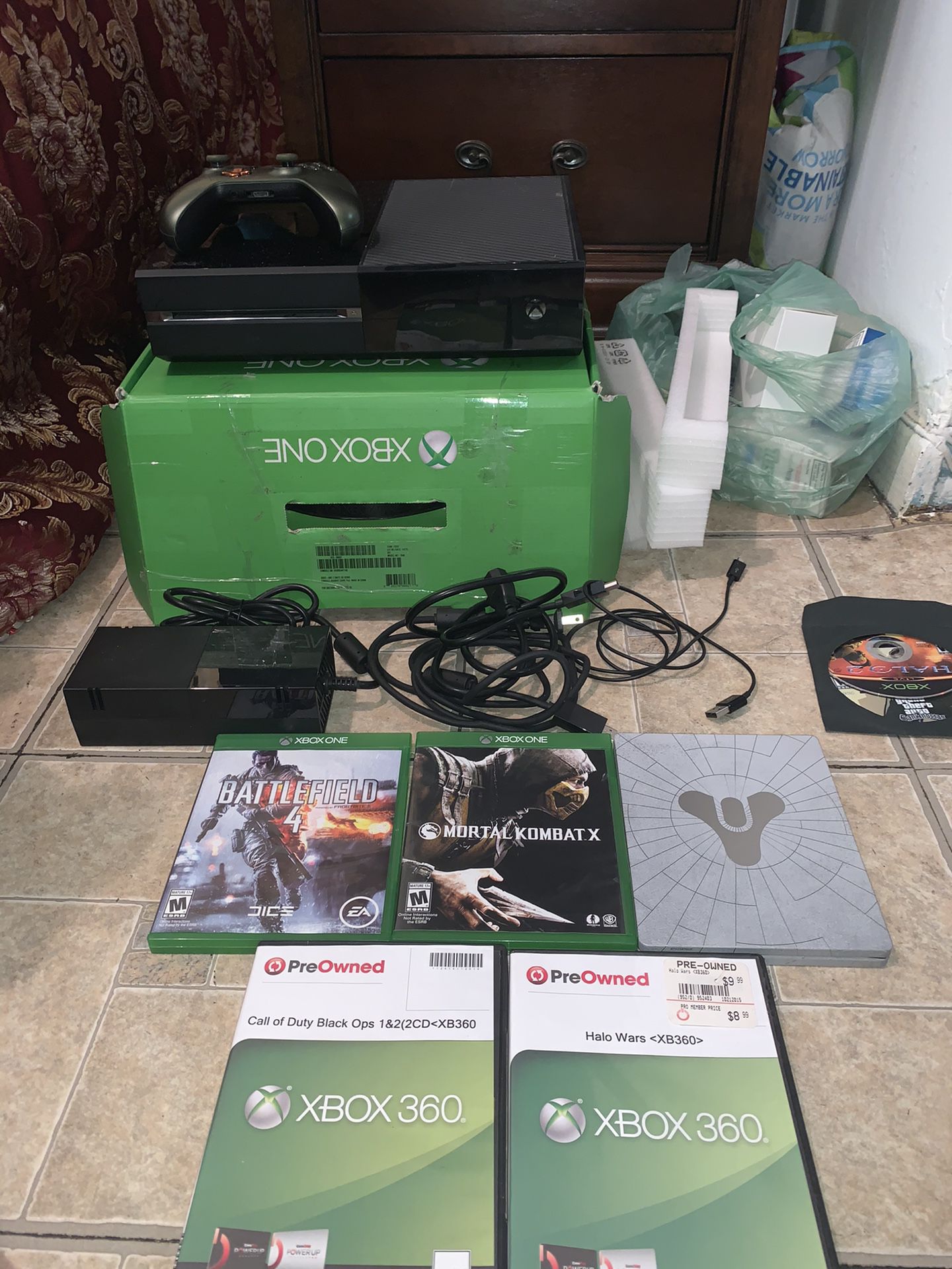 XBOX ONE 500GB BUNDLE GAMES + LIMITED ED. CONTROLLER