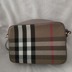 Burberry Women's Check Camera Bag