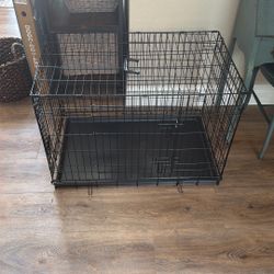 Medium/large Dog cage w/ bed - Used for only 3-4 Months