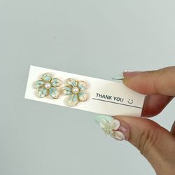 Brand New Real Freshwater Pearl Earrings  with 925 Silver Earpost